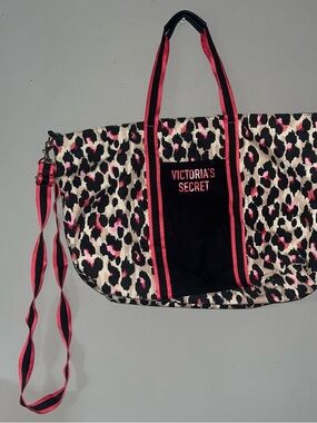 Victoria’s Secret Leopard Print Weekender Tote (Previously Owned)